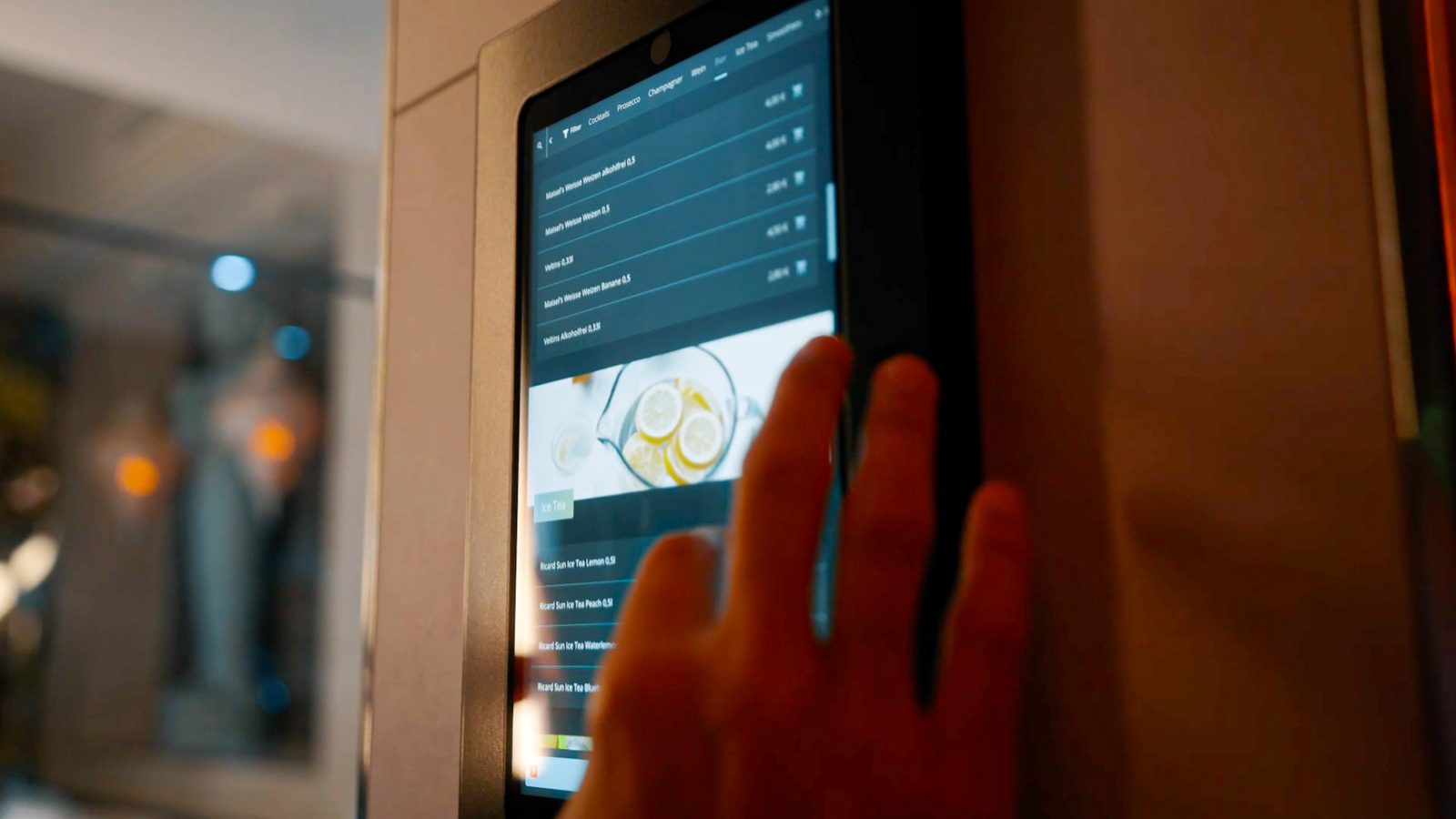 Speisen und Getränke bequem per Tablet bestellen